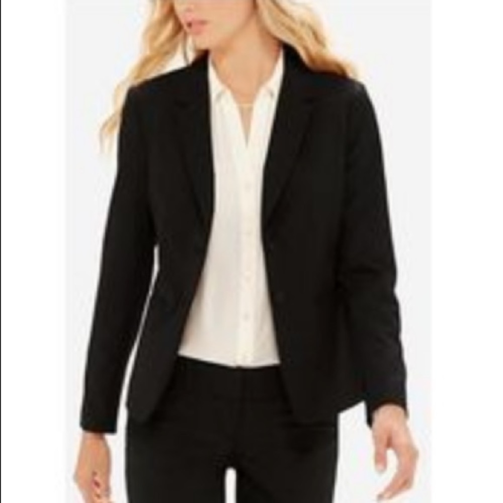 The Limited Black One Button Blazer Suit Jacket